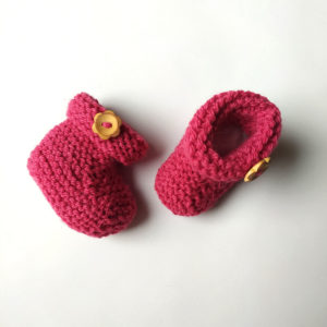 Chaussons Bebe Tricotes Par Charlotte Tricote